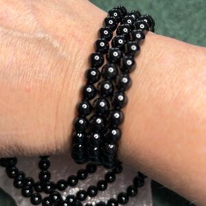 Black Tourmaline (one) 6mm